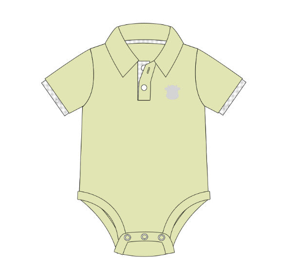 Boys Polo Romper ~ PREORDER