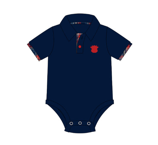 Boys Polo Romper ~ PREORDER